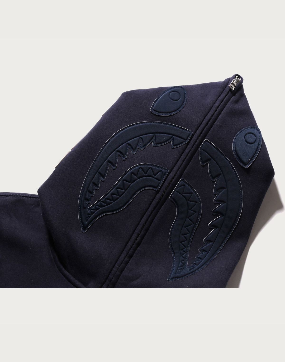 LINE CAMO INTERLOCK RELAXED FIT SHARK FULL ZIP HOODIE MENS